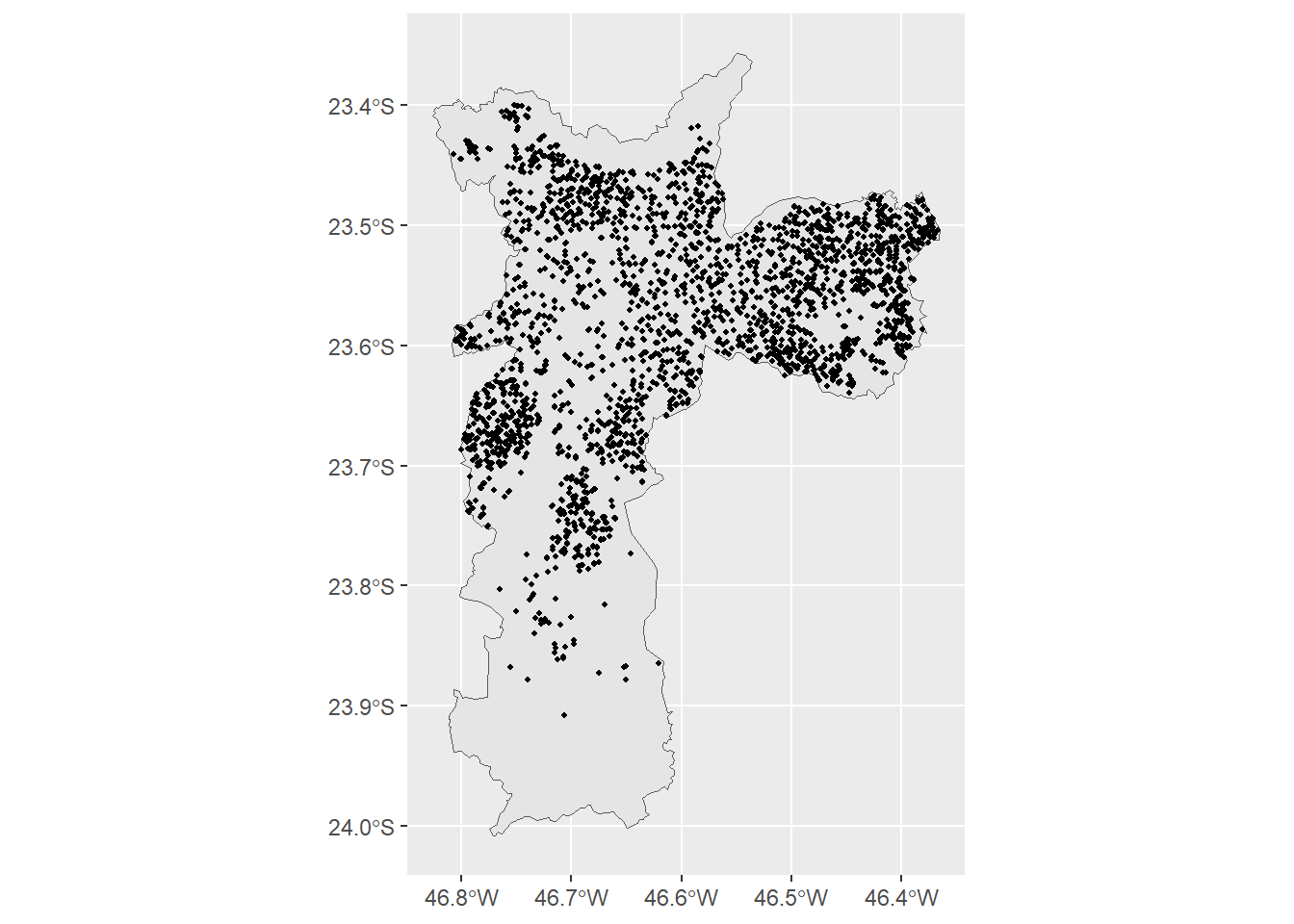 Ggplot2 Plotando Coordenadas No Mapa Usando Geom Poin 1028